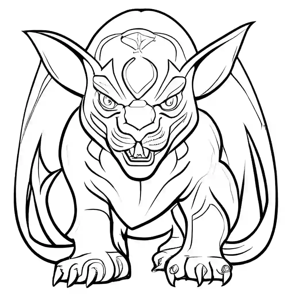 Chimera coloring pages